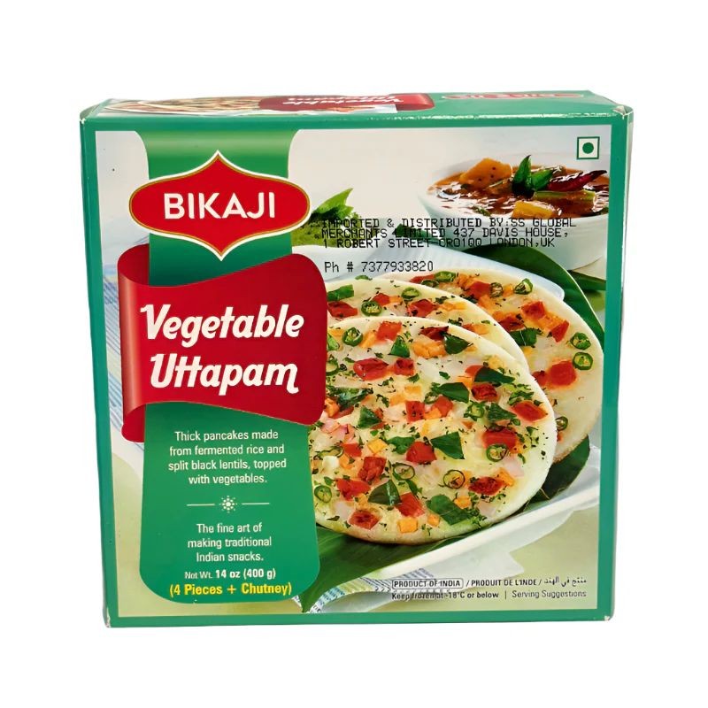 Bikaji Frozen Vegetable Uttapam 400g
