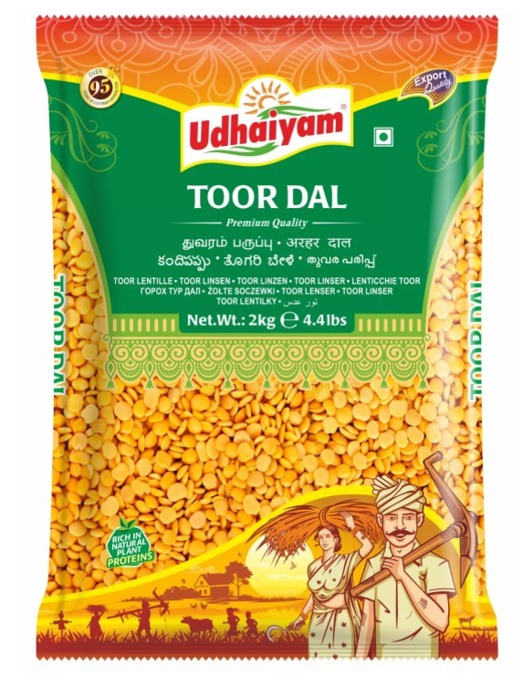 Udhaiyam Premium Toor Dall Plain 2kg