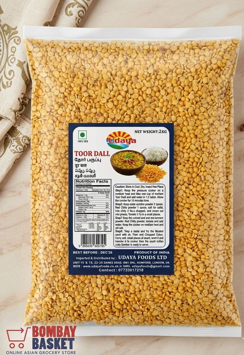 Udaya Premium Toor Dall Plain 2kg