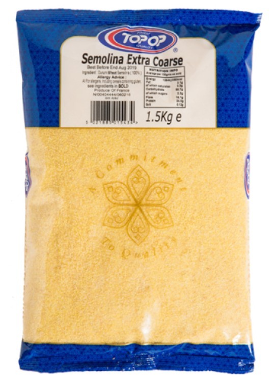 Top-Op Premium Semolina Extra Coarse 1.5kg