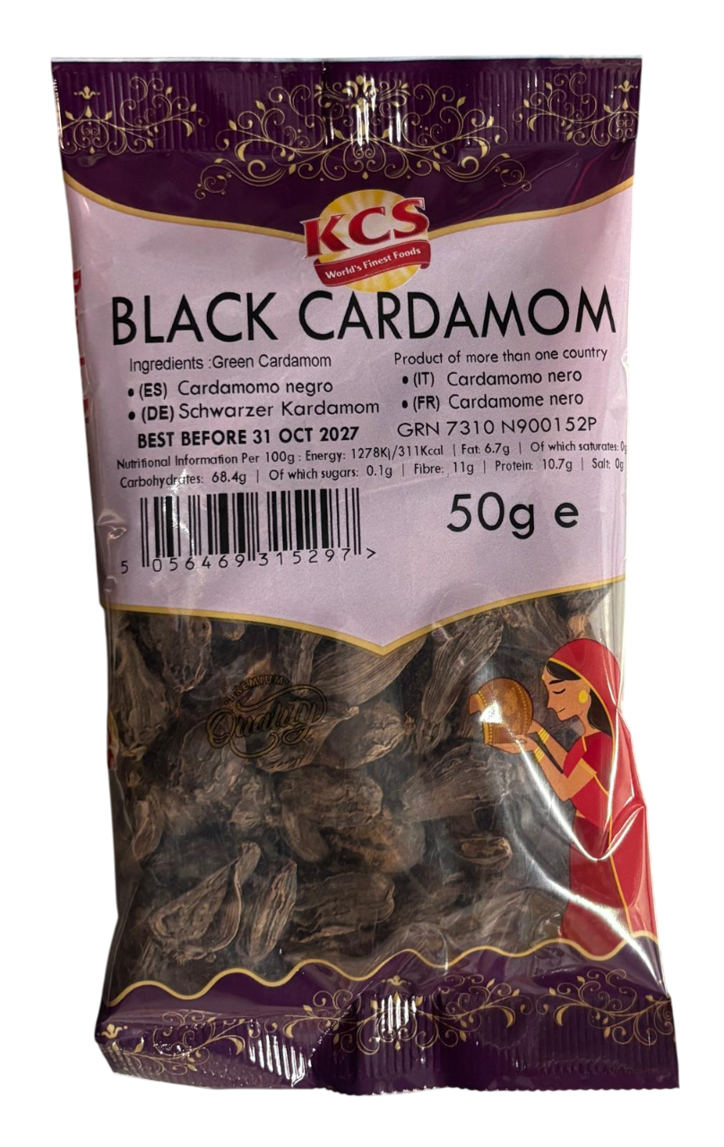 KCS Premium Black Cardamom 50g