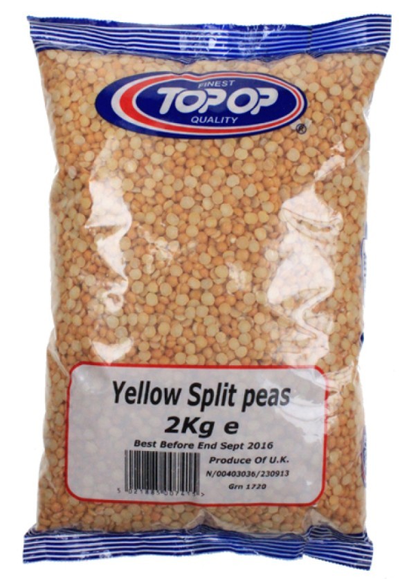 Top-Op Premium Yellow Split Peas 2kg