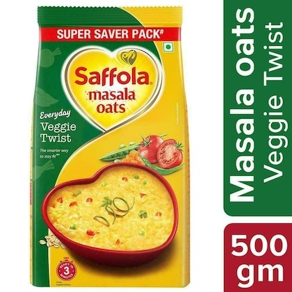 Saffola Masala Oats - Veggie Twist 500g