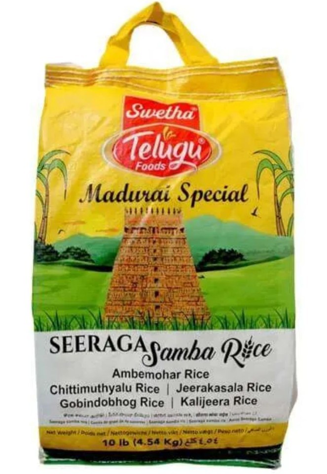 Telugu Seeraga Samba Rice 4.54kg