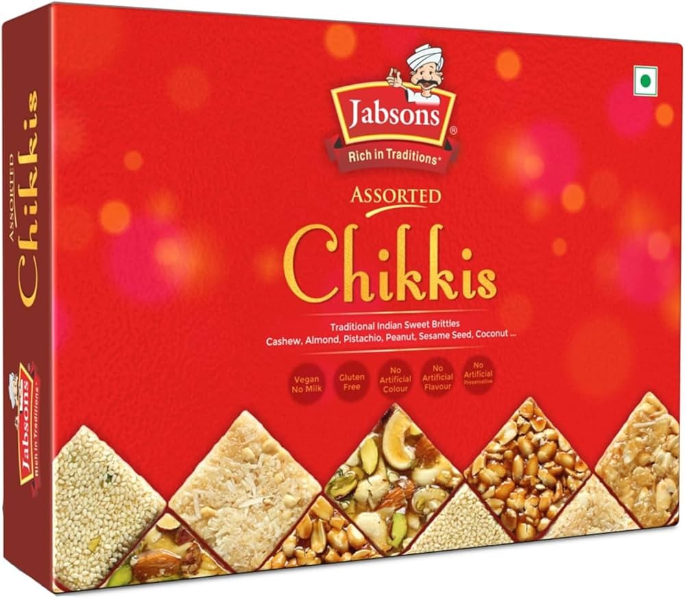 Jabsons Assorted Chikkis 400g (Large Pack)