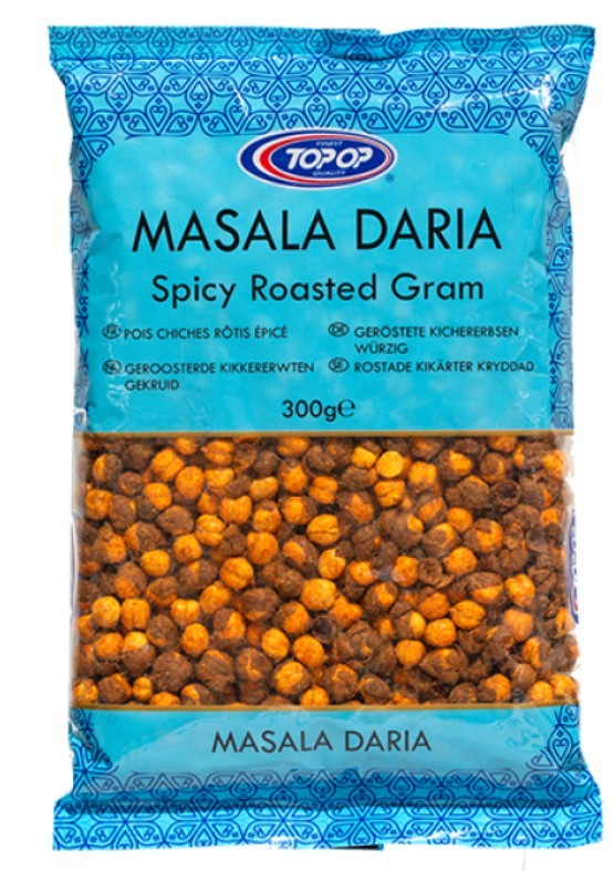Top-Op Premium Masala Daria (Spicy Roasted Gram) 300g