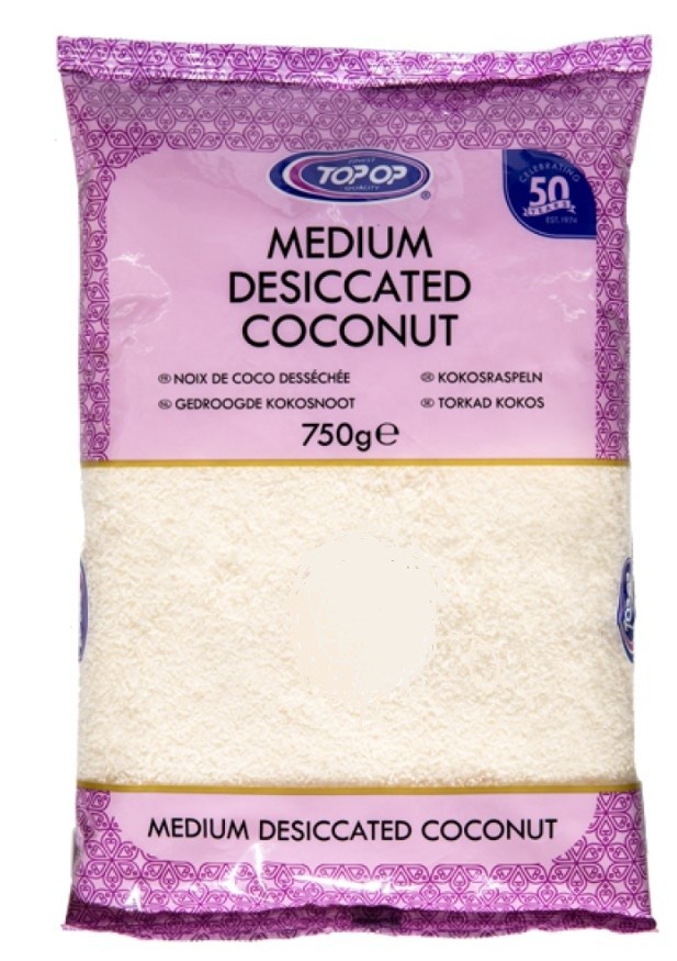 Top-Op Premium Desiccated Coconut Medium 750g