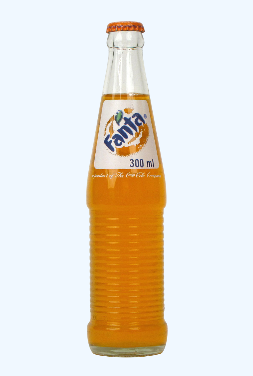 Fanta Glass Bottles 300ml (FULL BOX OF 24 BOTTLES)