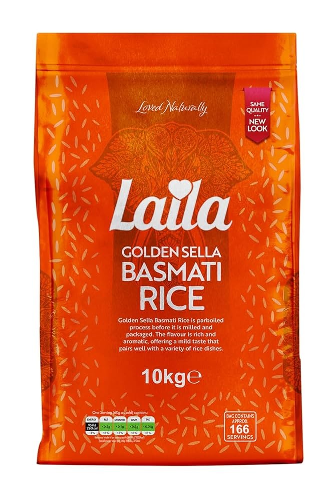 Laila Golden Sella Basmati Rice 10kg