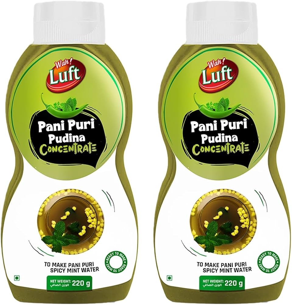 Wah Luft Pani Puri Pudina Concentrate 220g