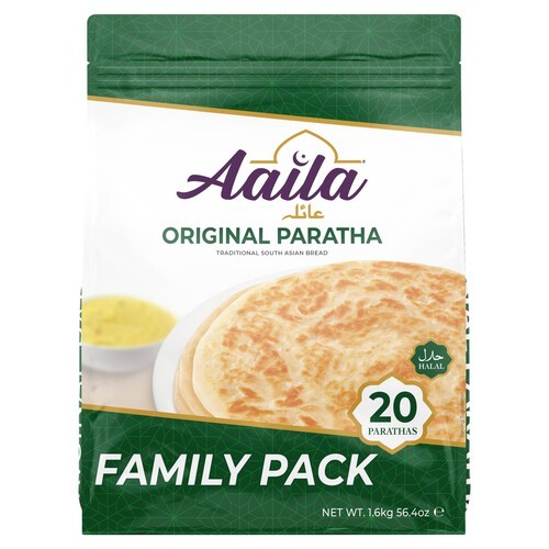 Aaila Original Frozen Paratha Family Pack 1.6kg