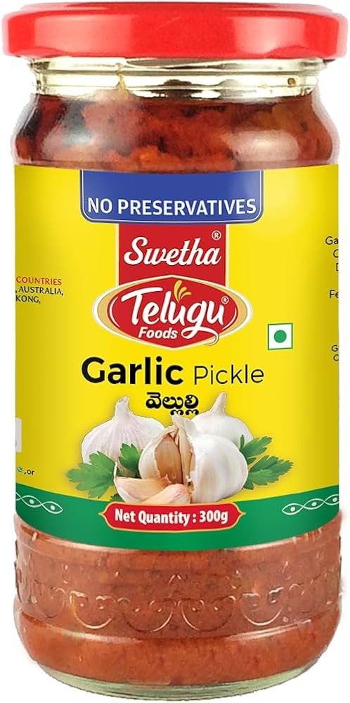 Telugu Premium Garlic Pickle 300g