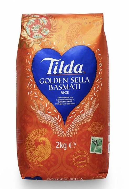 Tilda Golden Sella Basmati Rice 2kg