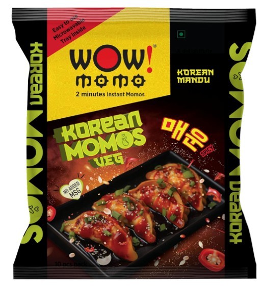 Wow Momo's - Frozen Veg Korean Momo's 240g (10 pieces)